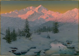 Am Fuße der Garmischer Berge, Bayern, 1922 von Ivan Fedorovich Choultse