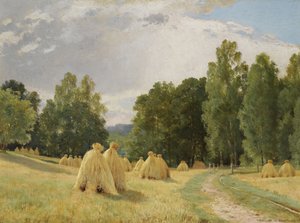 Heuhaufen, Preobrazhenskoe von Ivan Ivanovich Shishkin