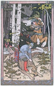 Szene aus einem russischen Märchen, 1899