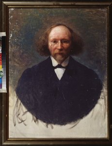 Porträt des Dichters Wjatscheslaw Iwanow (1866-1949). Gemälde von Iwan Kirillowitsch Parkhomenko (1870-1940) von Ivan Kirillovich Parkhomenko
