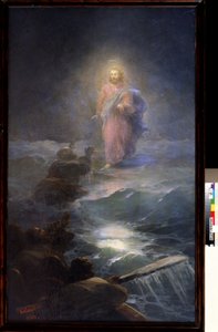 Jesus geht auf dem Wasser von Ivan Konstantinovich Aivazovsky
