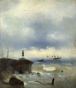 Puschkin blickt auf das Schwarze Meer von Ivan Konstantinovich Aivazovsky