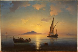 Die Bucht von Neapel von Ivan Konstantinovich Aivazovsky