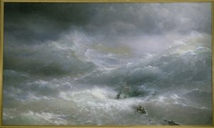 Die Welle - Ivan Konstantinovich Aivazovsky von Ivan Konstantinovich Aivazovsky