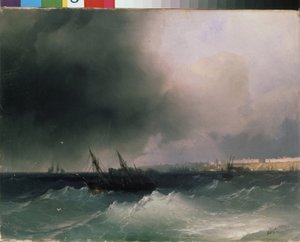Blick auf Odessa vom Meer von Ivan Konstantinovich Aivazovsky