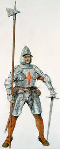 Englischer Soldat, Schlacht von Flodden Field, 1513, ca. 1990-2010 von Ivan Lapper