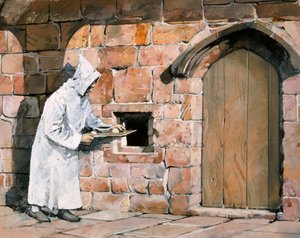 Mönch, Mount Grace Priory, 14. Jahrhundert von Ivan Lapper