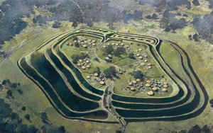 Old Oswestry Hill Fort zur Zeit seiner Besiedlung, Eisenzeit