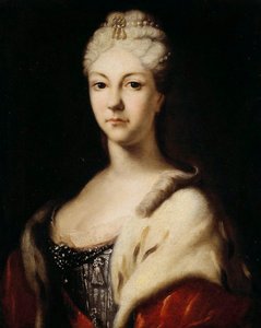 Porträt der Großfürstin Natalja Alexejewna von Russland, vor 1716 von Ivan Nikitich Nikitin