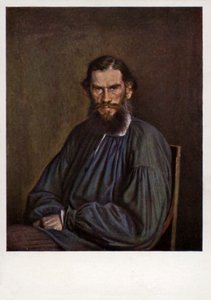 Leo Tolstoi, russischer Romanautor, Kurzgeschichtenschreiber und Dramatiker von Ivan Nikolaevich Kramskoy