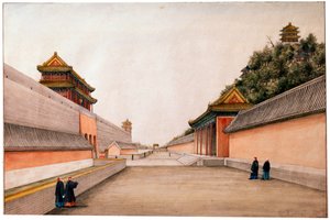 Chinesische Skizzen, der Winterpalast in Peking von Ivan Petrovich Alexandrov