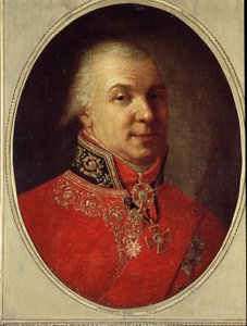 Porträt des Dichters Gavrill R. Derzhavin von Ivan Petrovich Argunov