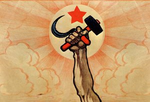 Die Symbole des Kommunismus, 5. Jahrestag der Großen Proletarischen Revolution, 1922 von Ivan Simakov