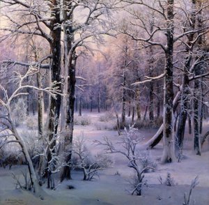 Raureif, 1906 von Ivan Velz