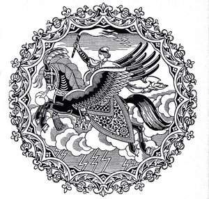 Ilja Muromez, 1934 von Ivan Yakovlevich Bilibin