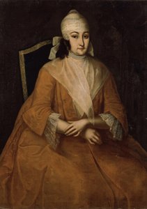 Porträt von Anna Leopoldowna, Regentin von Russland, zwischen 1740 und 1746 von Ivan Yakovlevich Vishnyakov