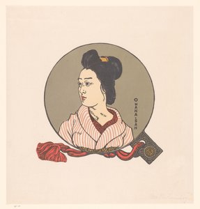 Porträt einer unbekannten japanischen Frau von Ivo Puhonny