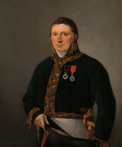 Porträt von A.F. Goudriaan von Izaak Schouman
