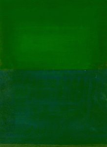 Raum, Zeit, Bewegung, Grün, 2010 von Izabella Godlewska de Aranda