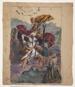 Studie nach Dürer: Der Heilige Christophorus II