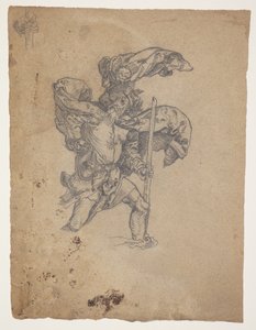 Studie nach Dürer: Der Heilige Christophorus I