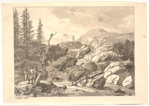 Wasserfall von Johan Christian Dahl