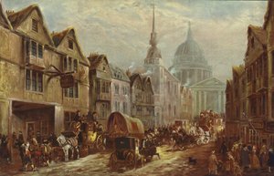 Eingang zum La Belle Sauvage Inn Yard, Ludgate Hill, London