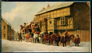 Vor dem George Inn, 1879