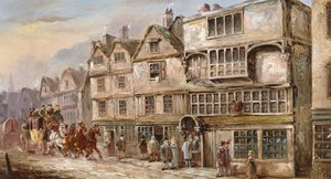 The Cock Tavern, Bishopsgate Street, London von J.C. Maggs