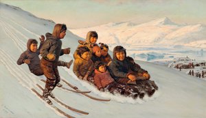 Winterzeit in Grönland