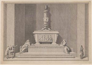 Grabmonument von Frederik V in der Domkirche von Roskilde