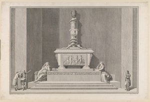 Grabmonument von Frederik V. im Dom zu Roskilde