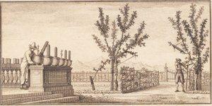 Der Garten in Genthod von J.F. Clemens