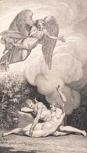 Illustration zu Ewalds "Adam und Eva". I von J.F. Clemens