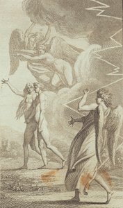Illustration zu Ewalds "Adam og Eva". V von J.F. Clemens