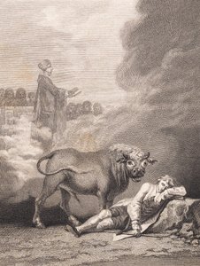 Niels Klim glaubt, den Küster in der Kirche von Fane zu hören. II von J.F. Clemens