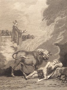 Niels Klim glaubt, den Küster in der Kirche von Fane zu hören. II von J.F. Clemens