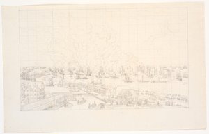 Die Schlacht auf der Reede am 2. April 1801 von J.F. Clemens