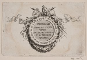 Vignette mit Medaille