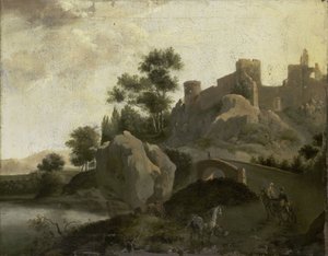 Italienische Landschaft von J.G. Schieblius