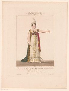 Porträt von Marie-Thérèse Davoux in der Rolle von Armide