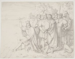 Knud der Große am Strand