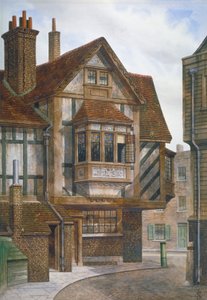 Häuser in Bishopsgate, City of London, 1860
