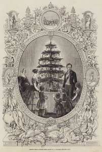 Weihnachtsbaum im Windsor Castle von J.L. Williams
