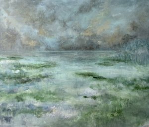 Neblige Sumpfgrün von JMF FINE ART