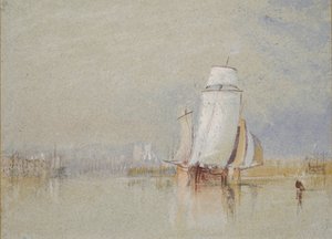 Ruhe auf der Loire, 1832 von Joseph Mallord William Turner