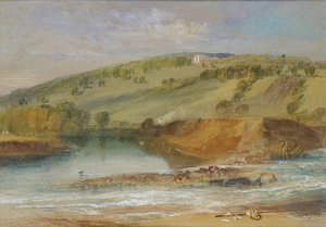 Farnley Hall, vom Zusammenfluss von Wharfe und Washburn von Joseph Mallord William Turner