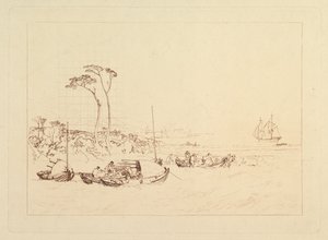 Inverary Castle und Stadt, Schottland Liber Studiorum, Teil XIII, 1816 von Joseph Mallord William Turner