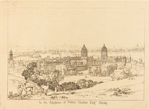 London von Greenwich von Joseph Mallord William Turner