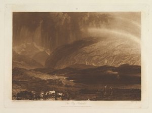 Torfmoor, Schottland Liber Studiorum, Teil IX, Platte 45, 23. April 1812 von Joseph Mallord William Turner